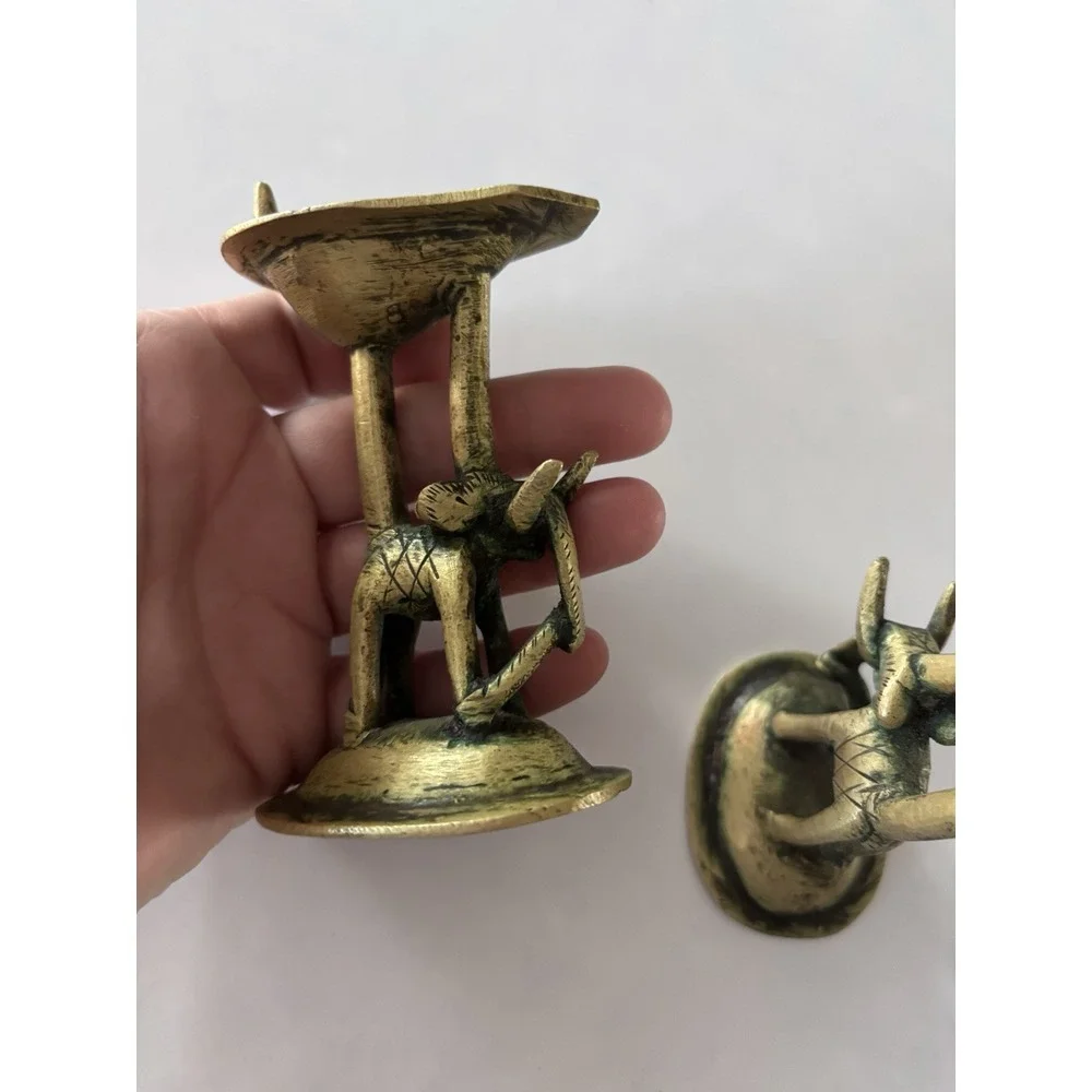 Vintage Elephant, Lamp, Pair, Native Duo, Exquisite, Elephant Lamps‎  3027